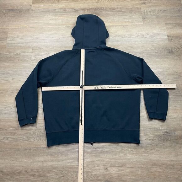 Nike Hoodie Mens 2XL Black Tech Fleece Full Zip Swoosh - Picture 15 of 16